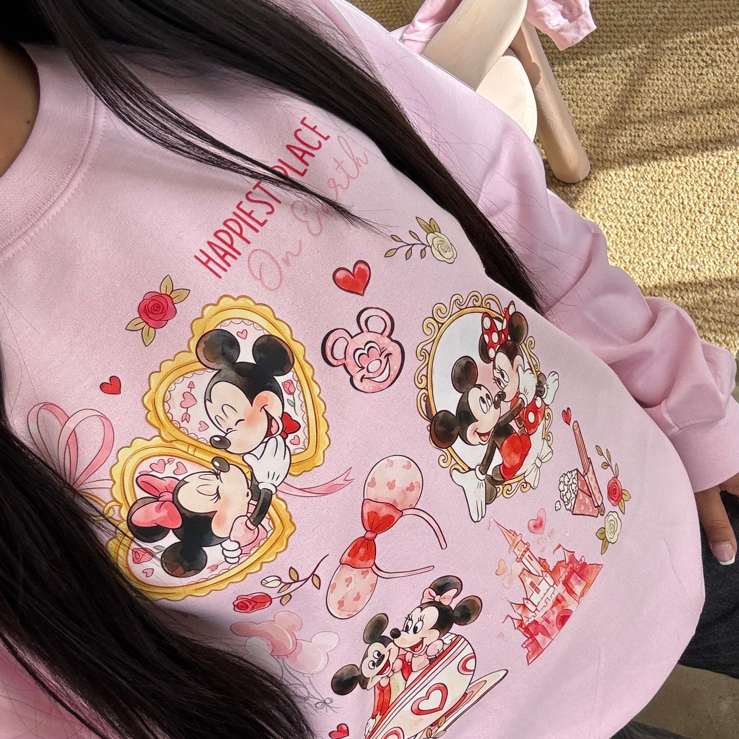 Happiest Place on Earth Valentine Crewneck