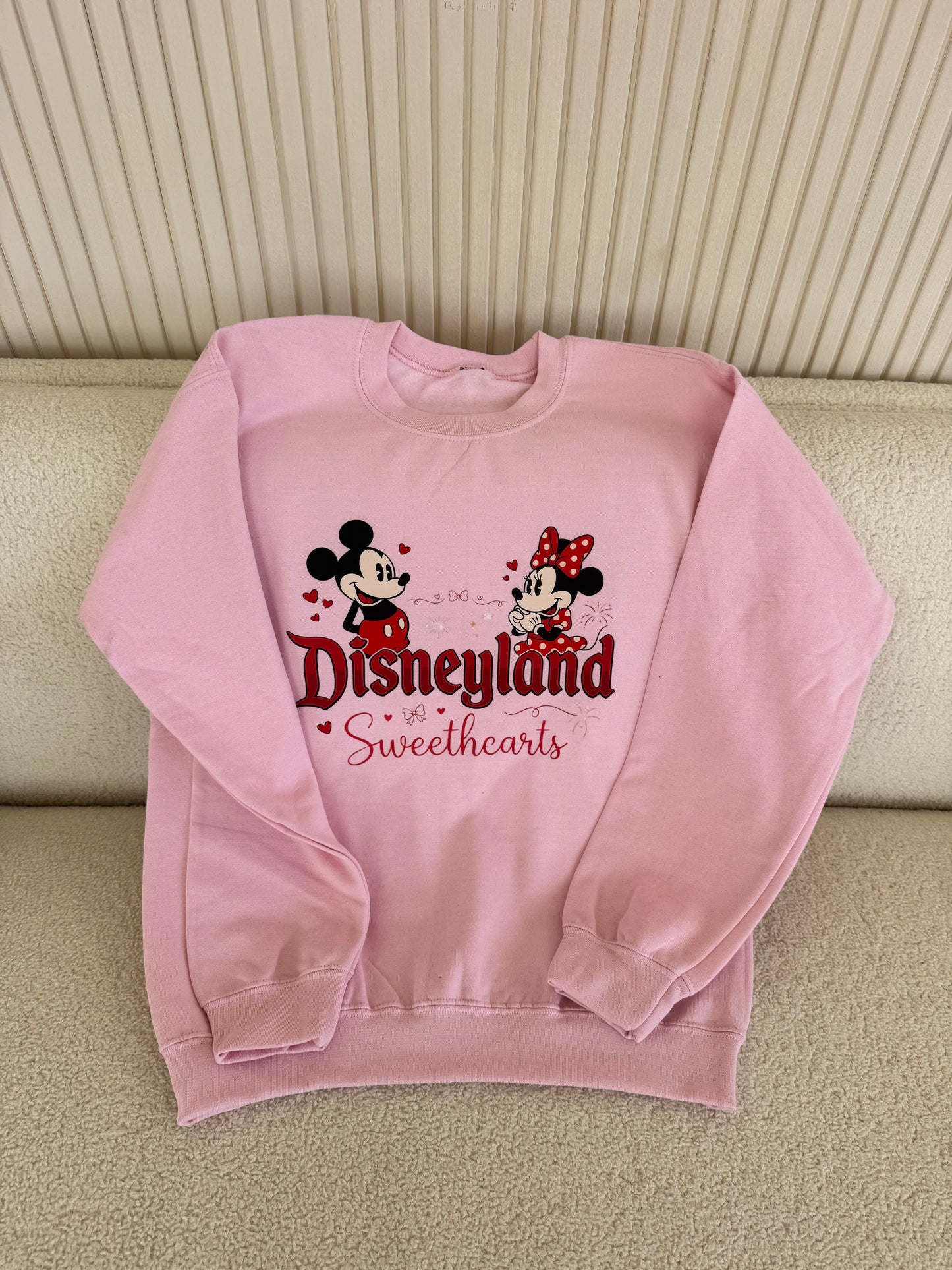 Disneyland Sweethearts Mickey & Minnie crewneck