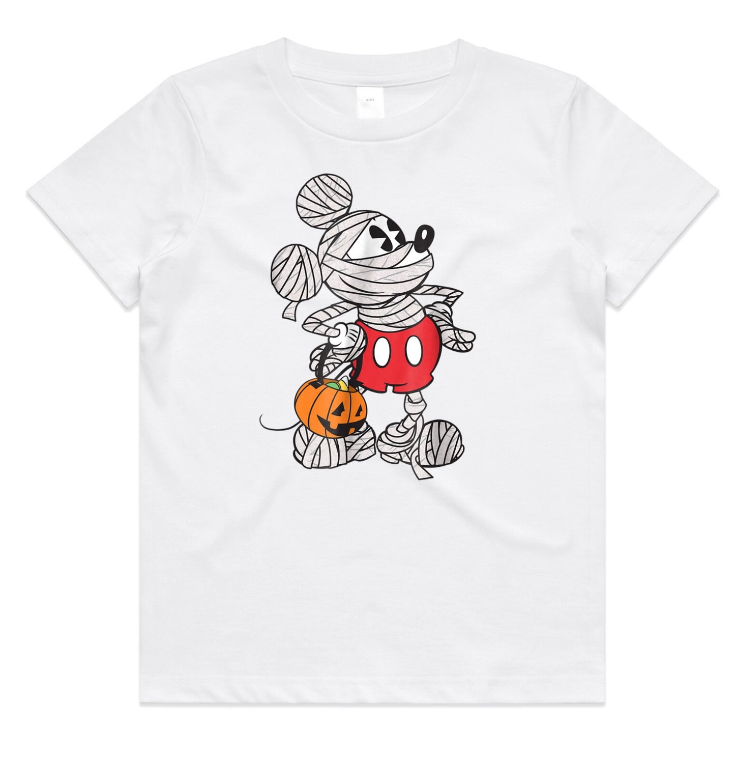Mickey trick or treat mummy kids shirt