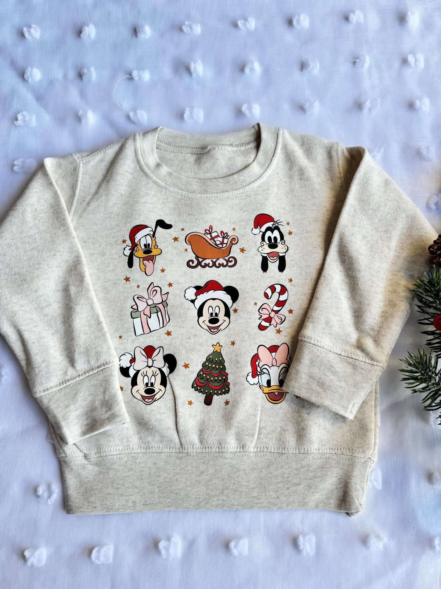 Disney Xmas Things crewneck