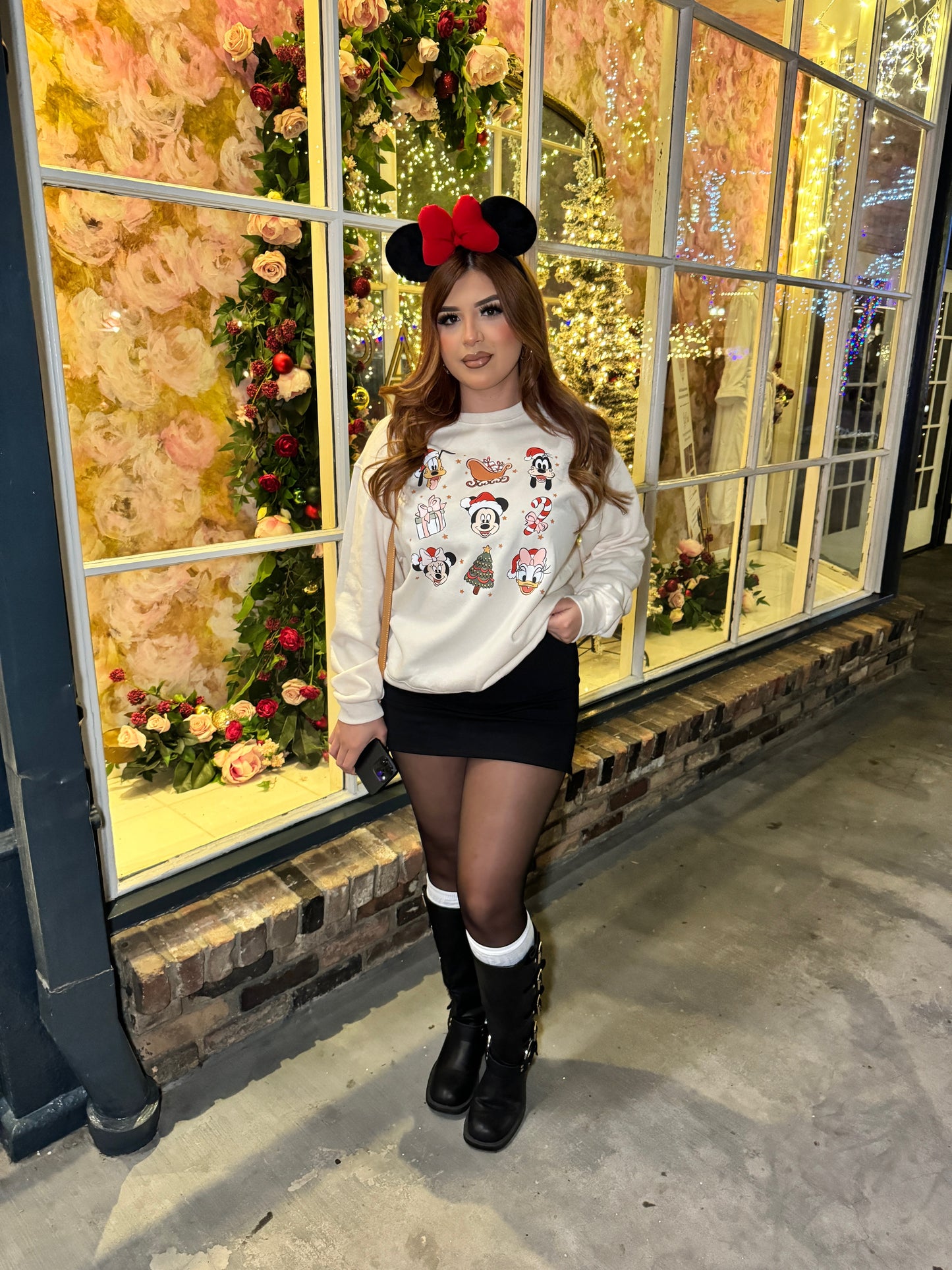 Disney Xmas Things crewneck