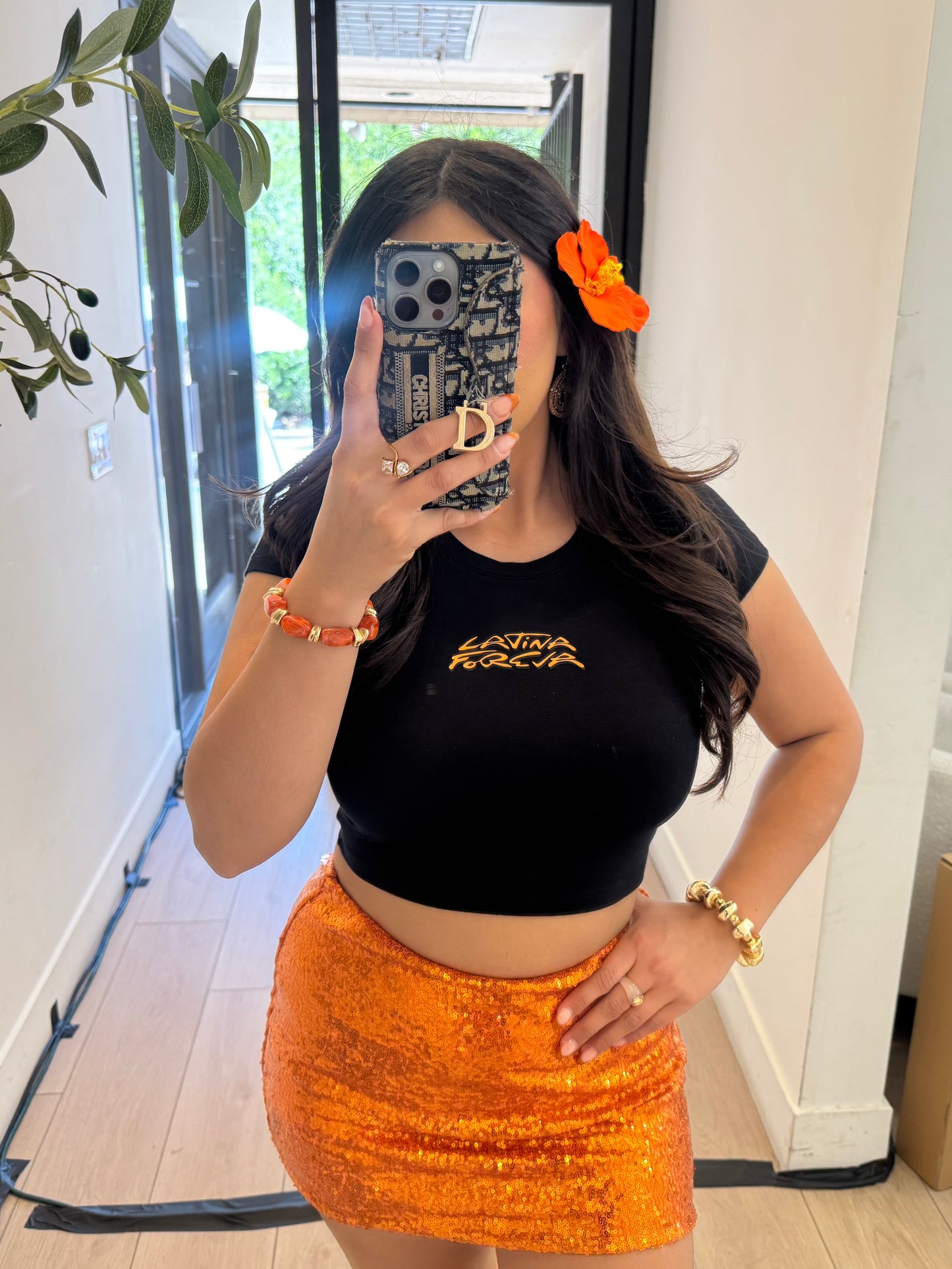 Latina foreva crop top