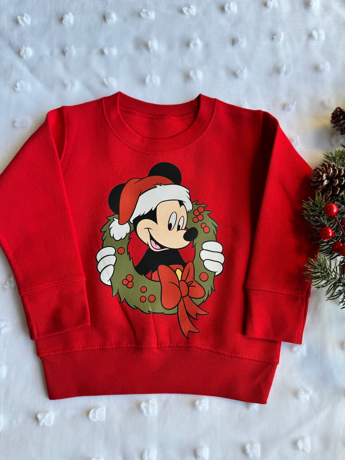 Mickey Wreath Crewneck