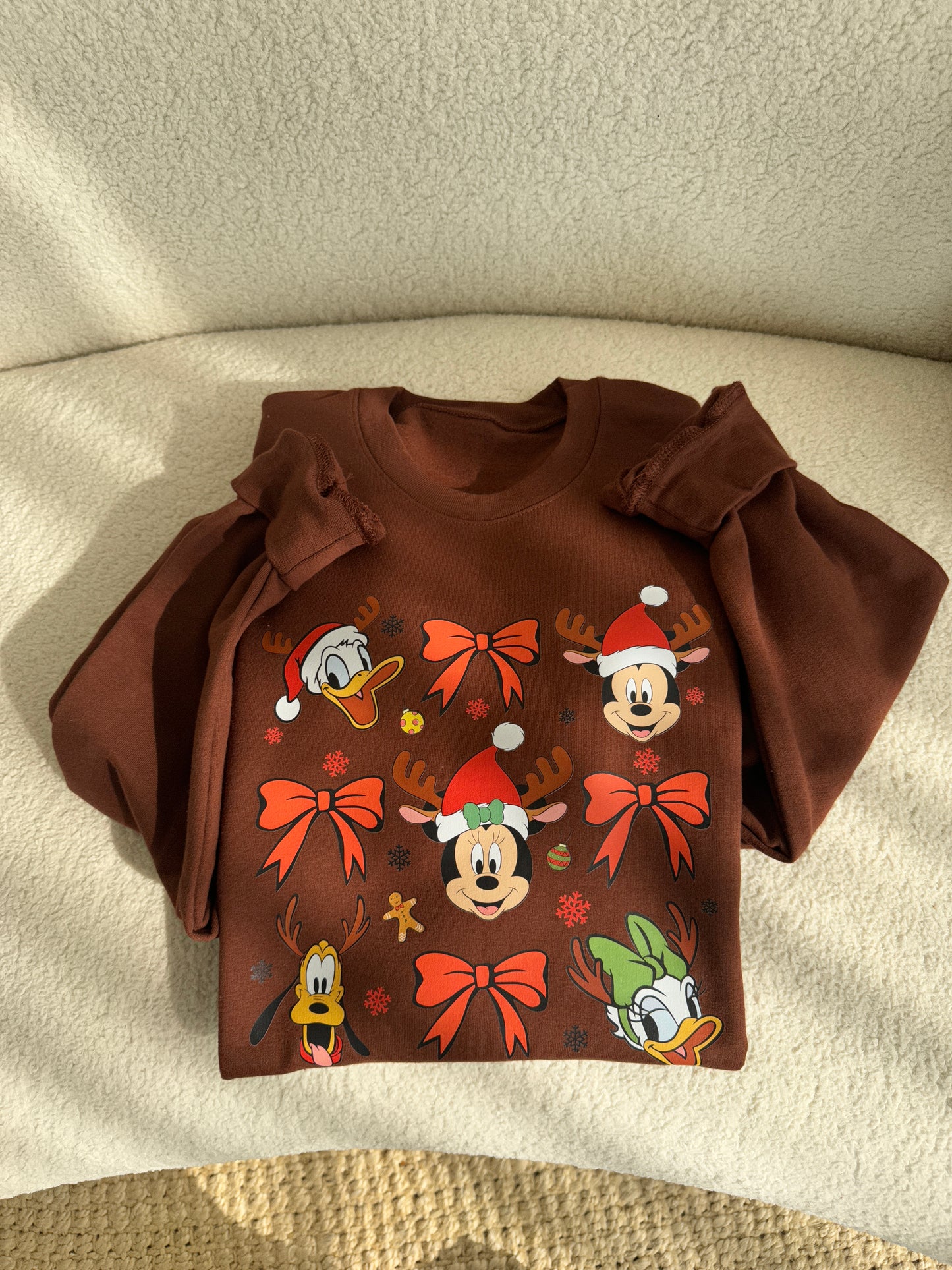 Disney bows & deers crewneck