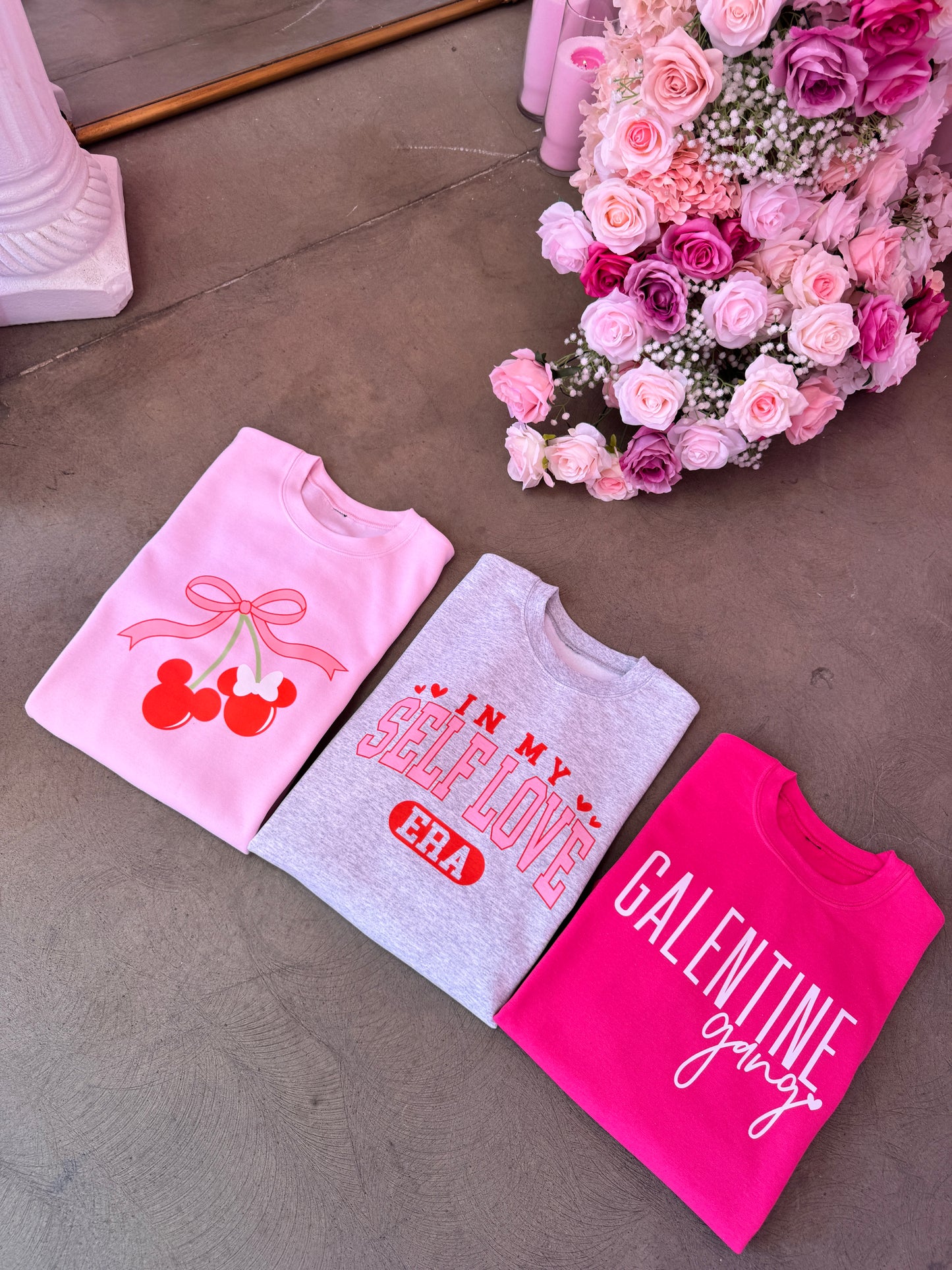 In my self love era crewneck