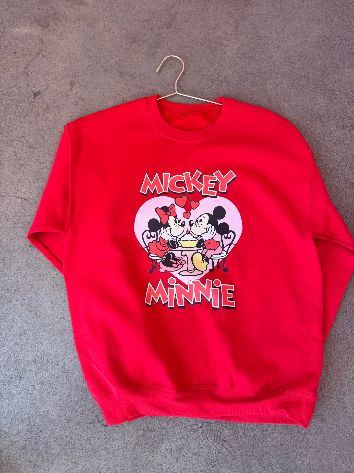 In love Mick and Minn crewneck