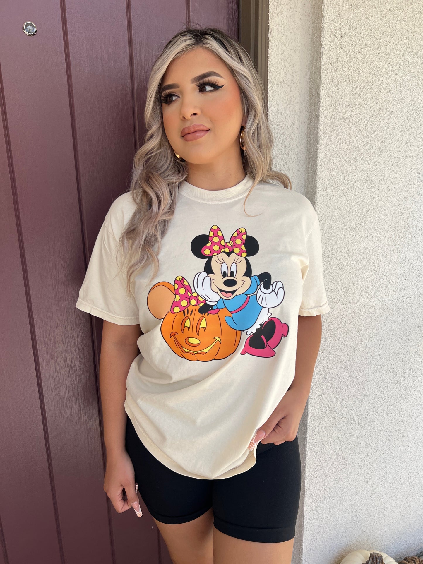 Minnie pumpkin shirt