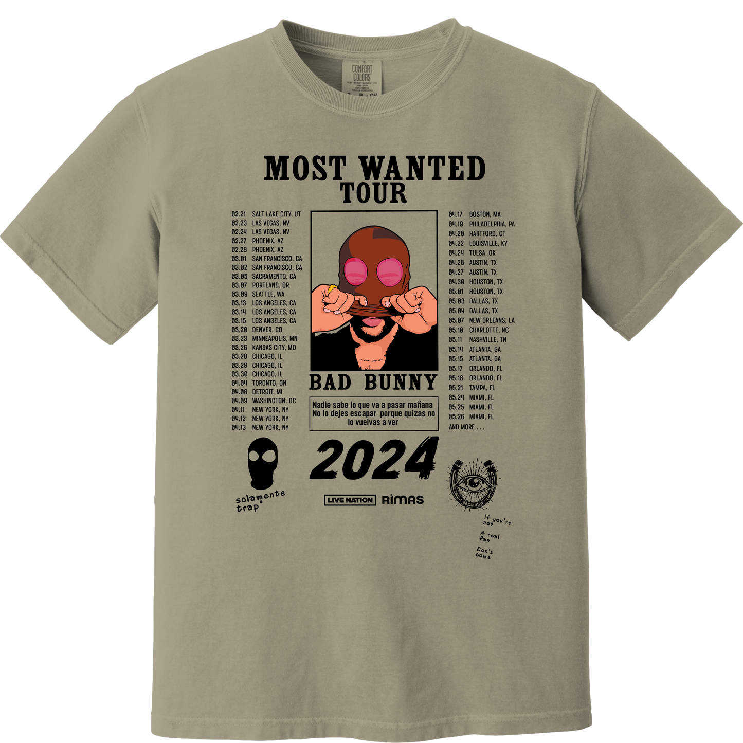 Most Wanted Tour Tee