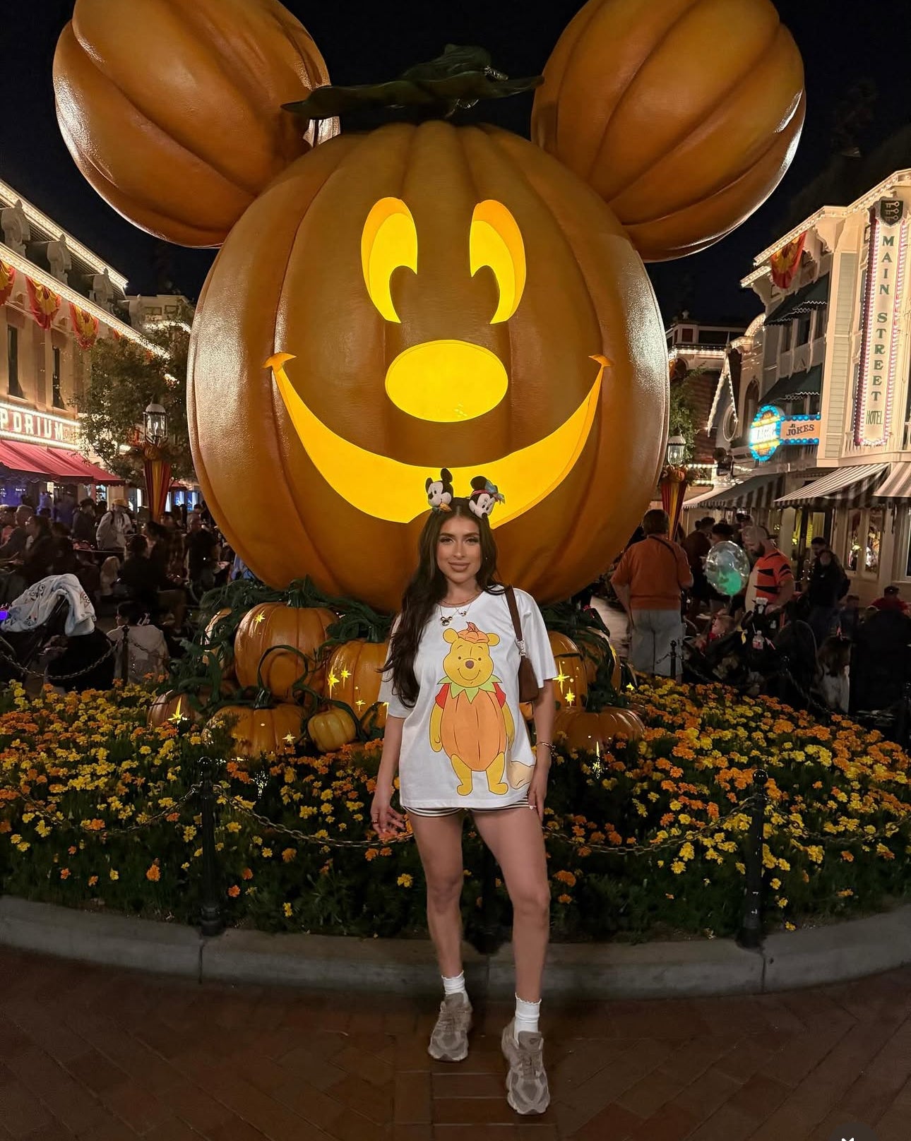 Winnie the pooh pumpkin tee