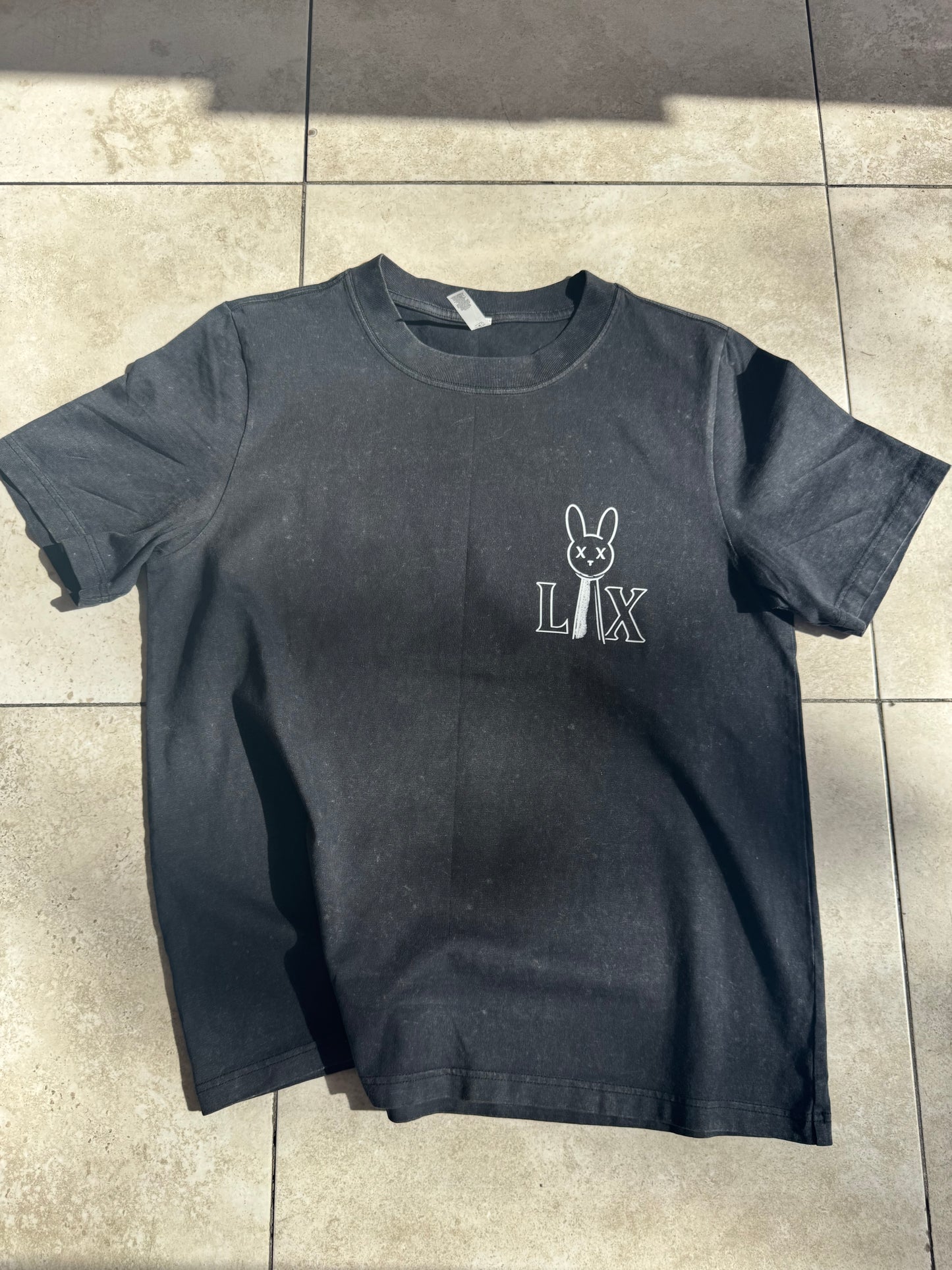 Bunny Bowl stone wash women’s heavy relaxed tee