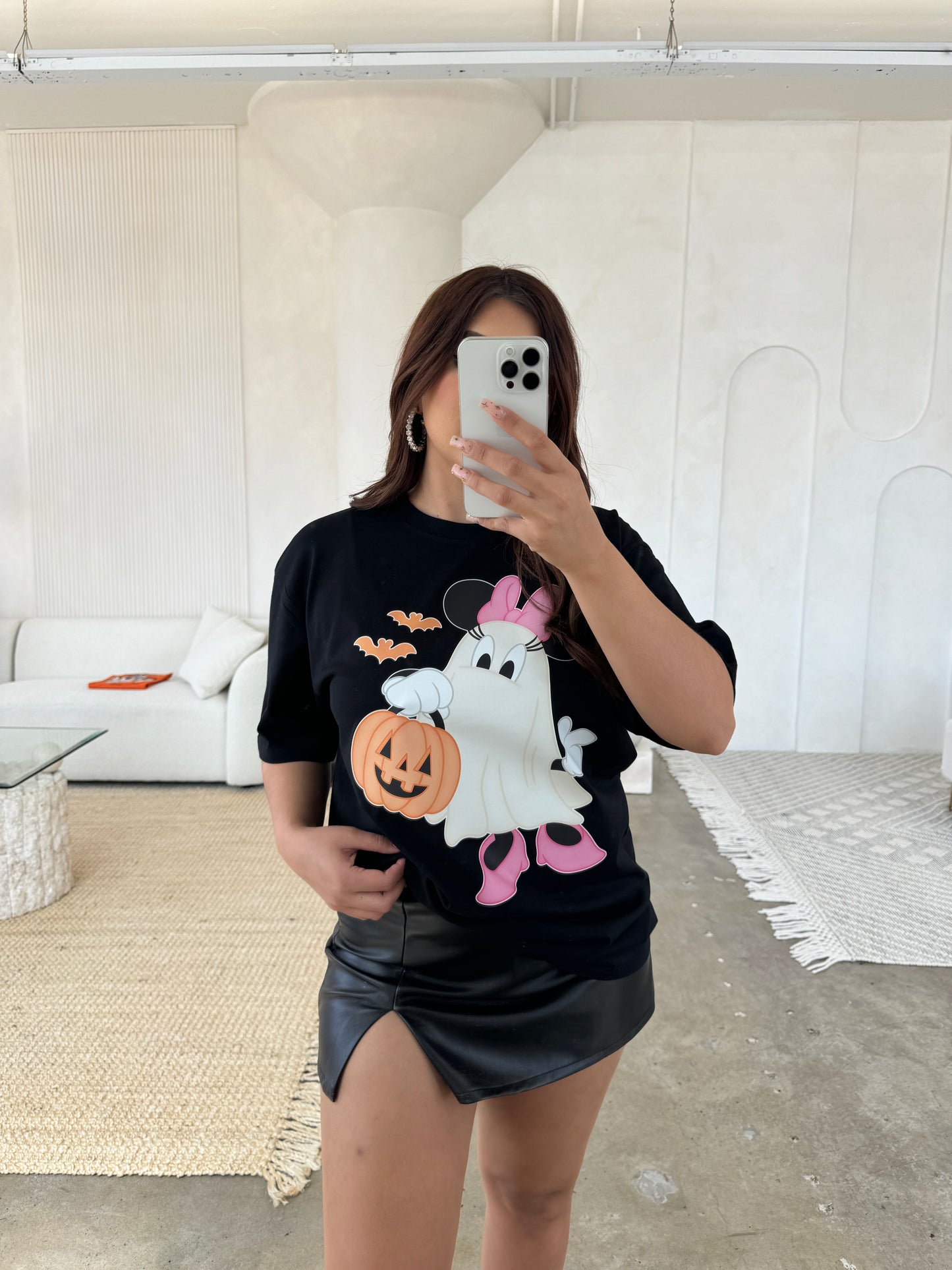 Mouse Ghost Bestie tee- Minnie