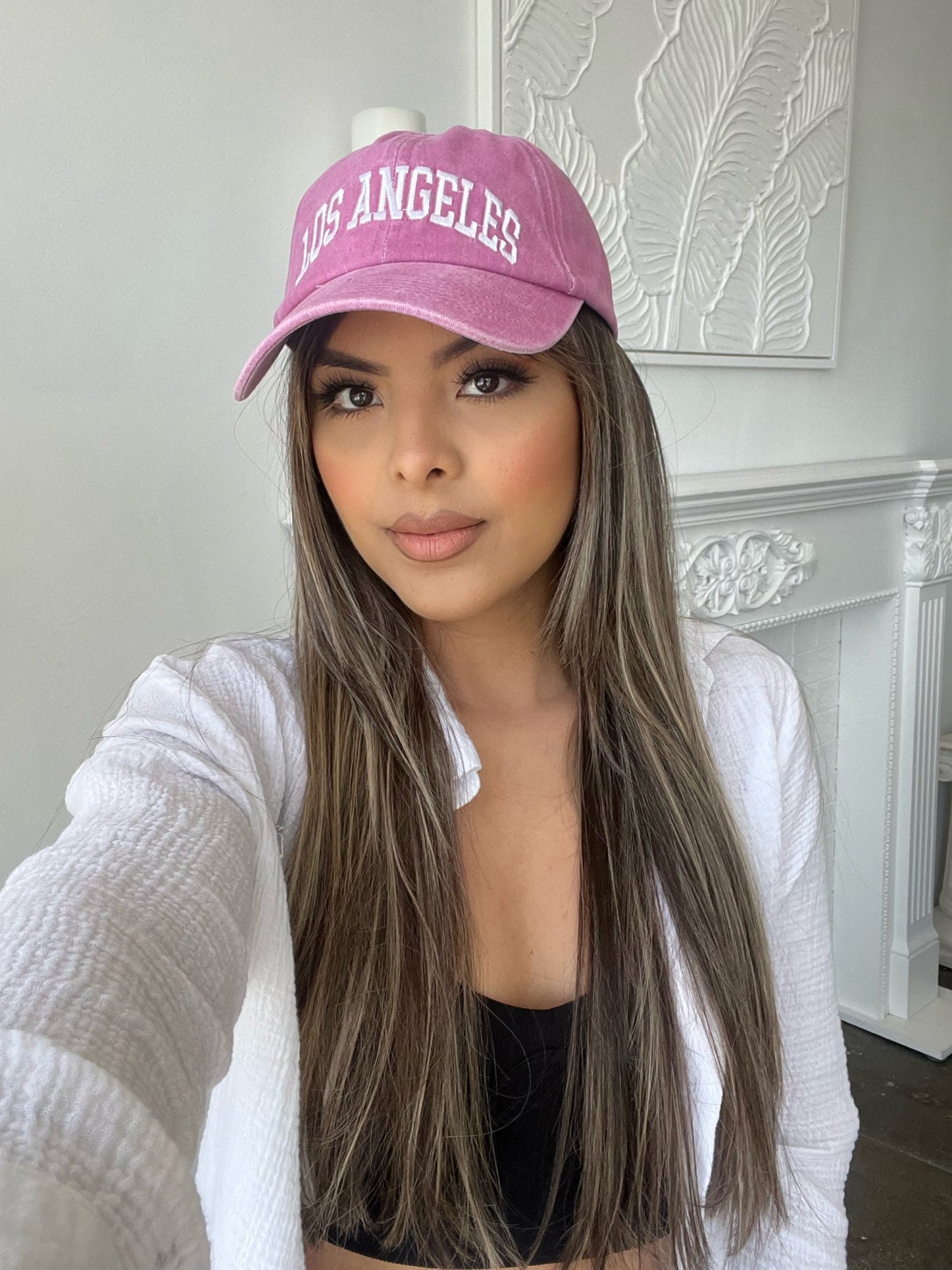Los Angeles Baseball hat- Pink