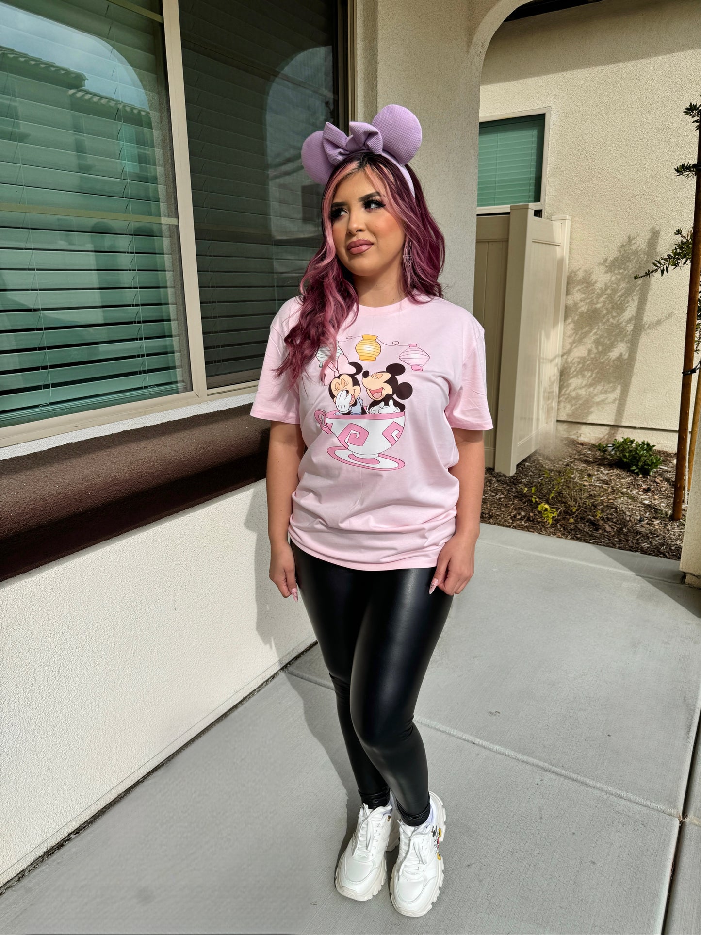 Minnie Mickey Tea Cups Tee