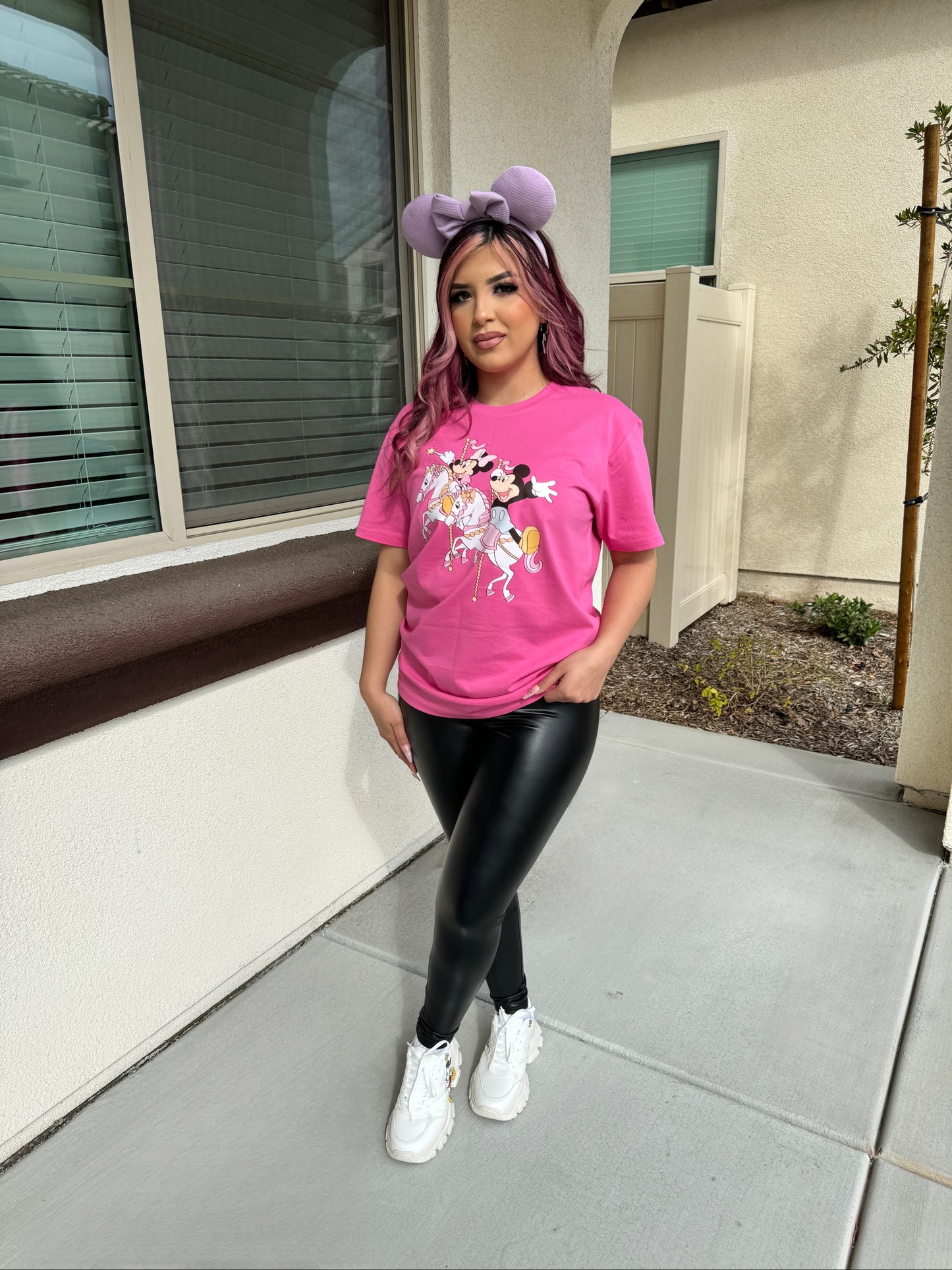 Minnie Mickey Carousel Tee