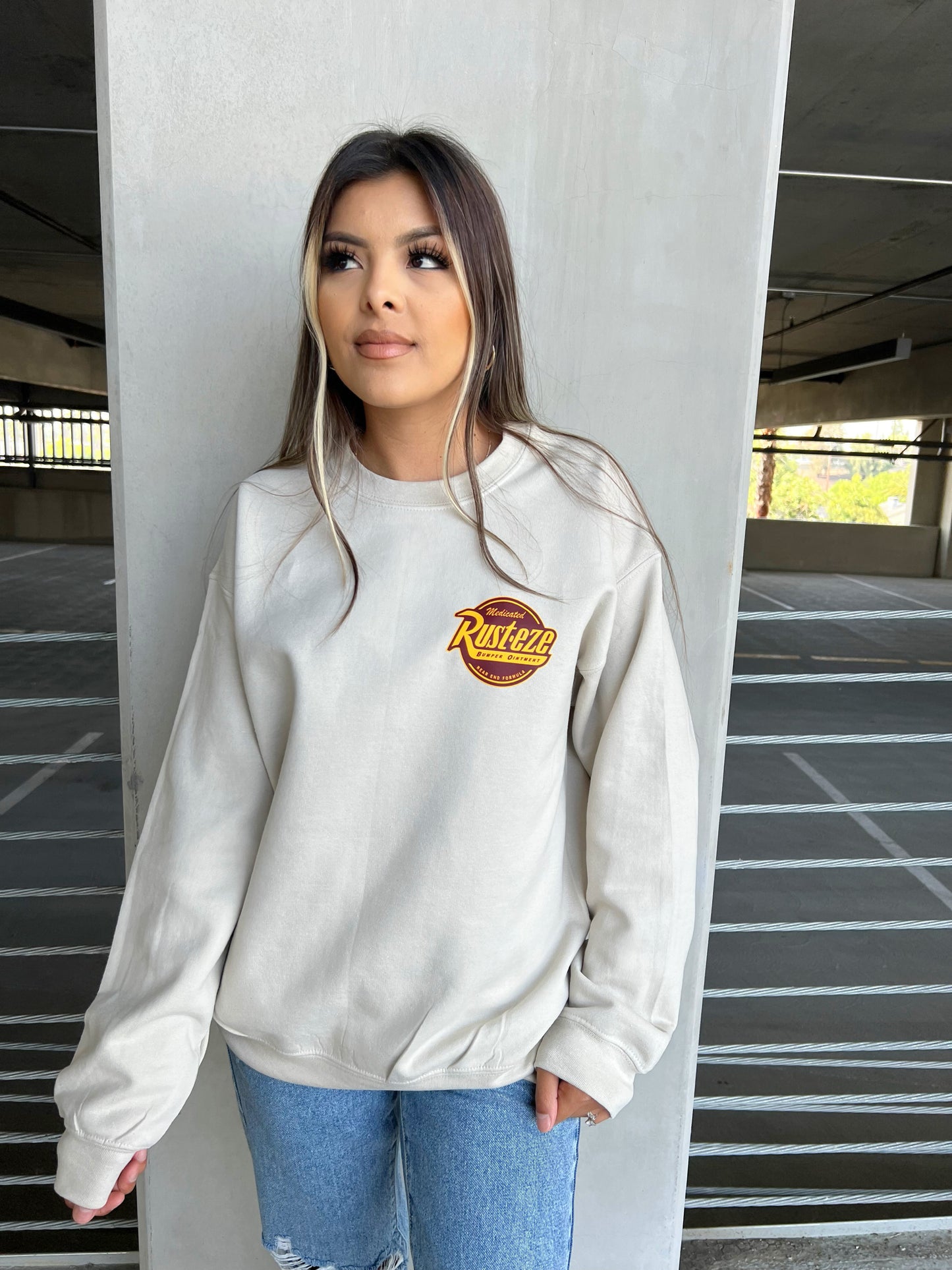 Lightning McQueen Sand crewneck