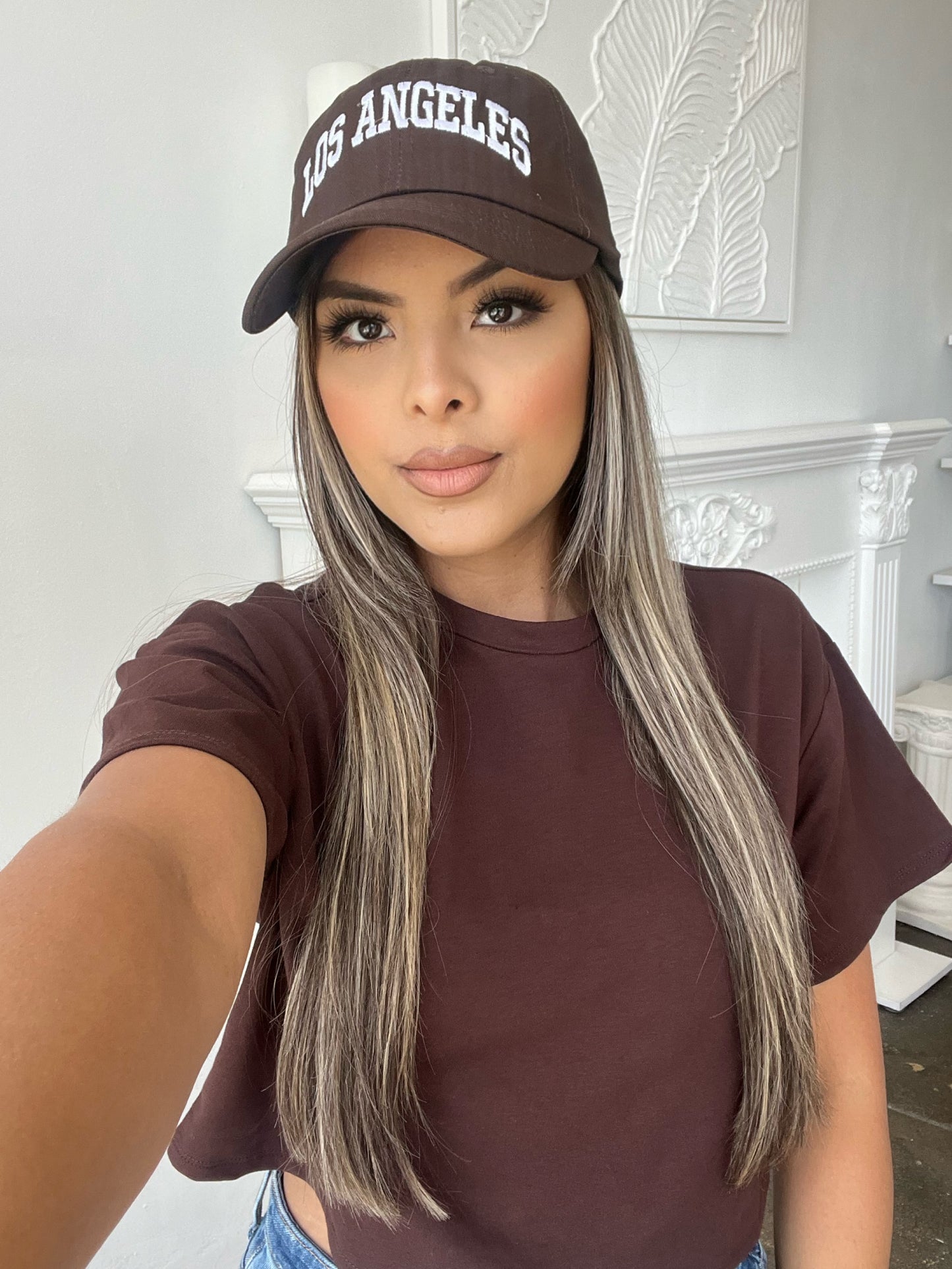Los Angeles Baseball hat- Brown