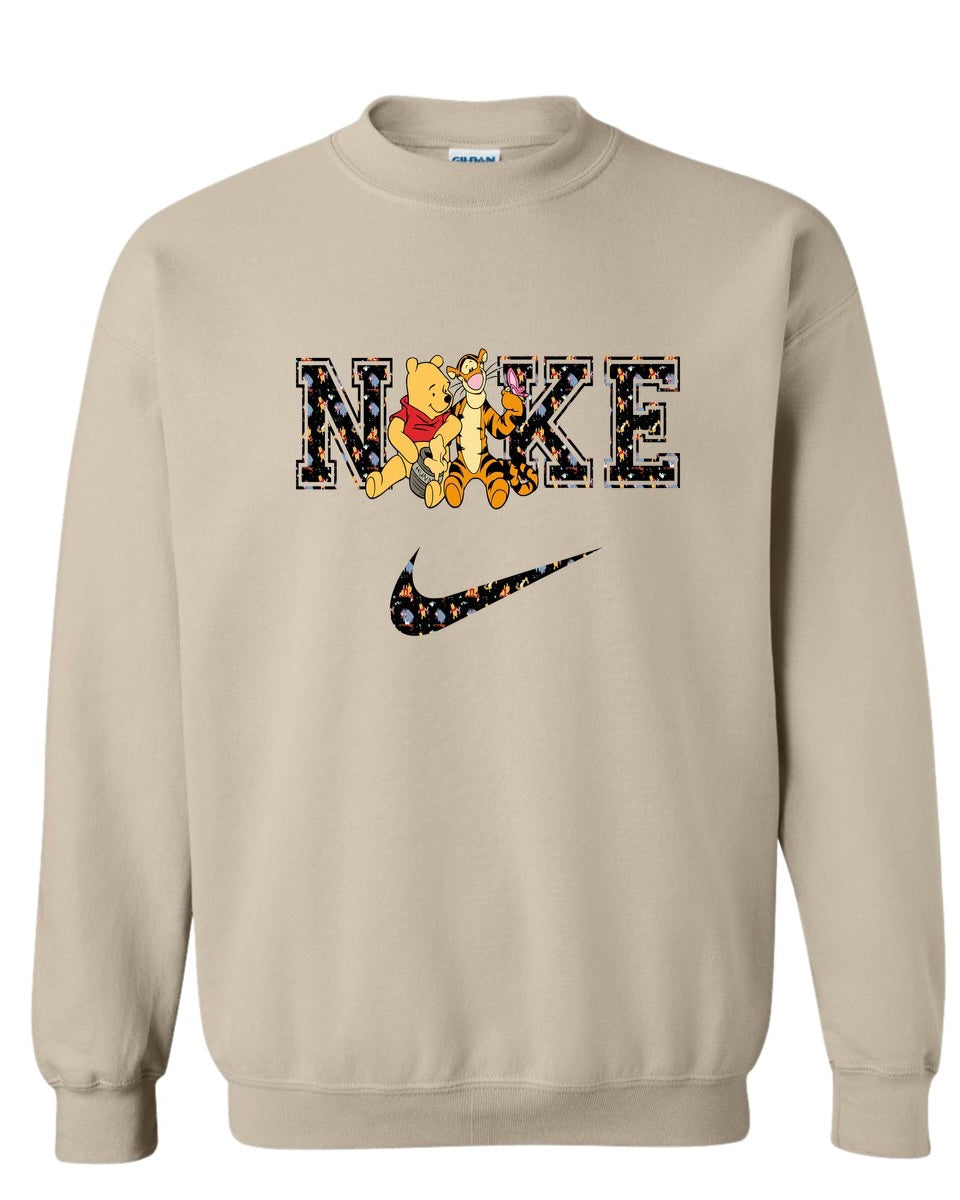 Nke Pooh & Tiger crewneck (2 color options)