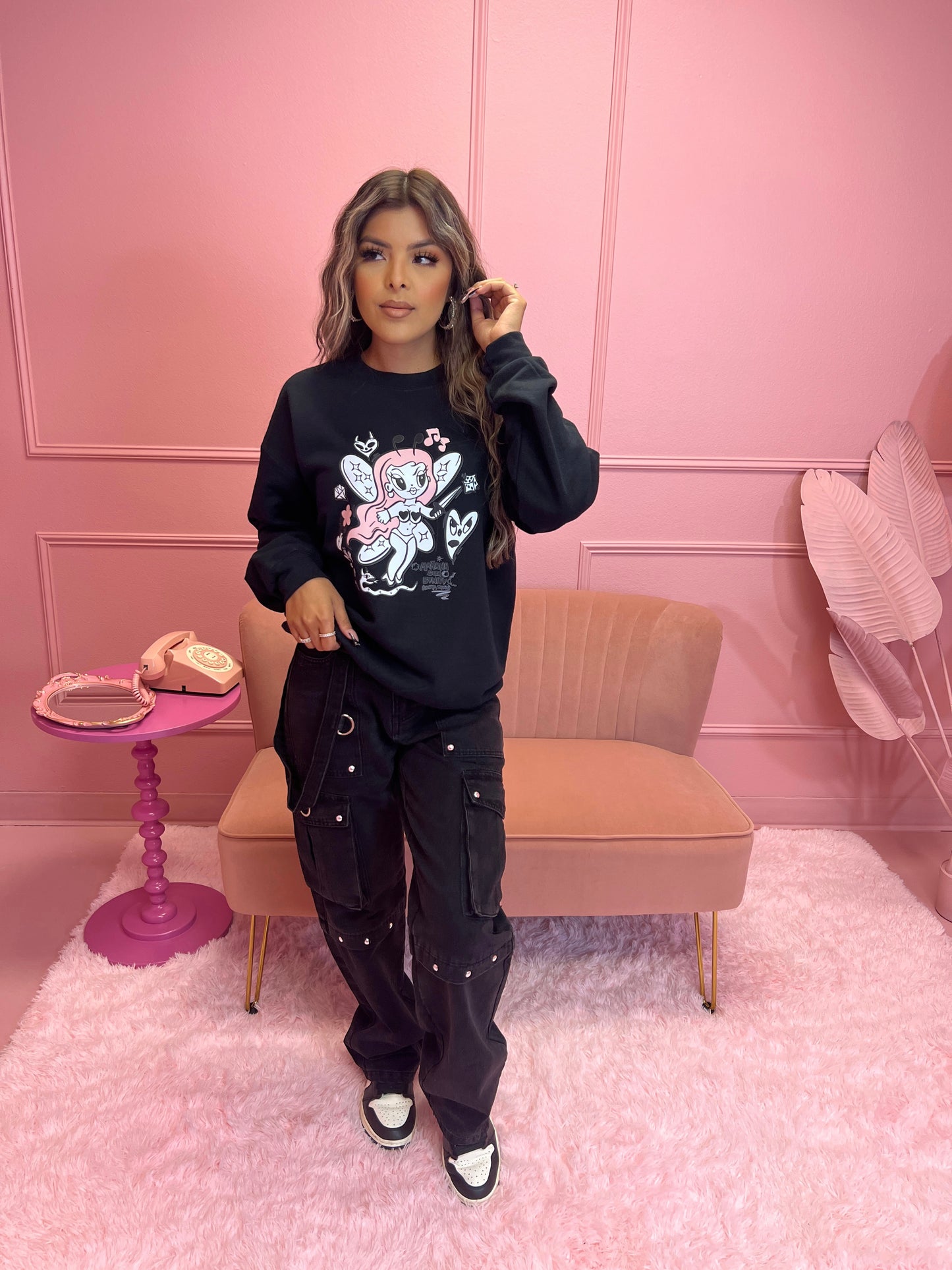 Bichota Fairy Black crewneck