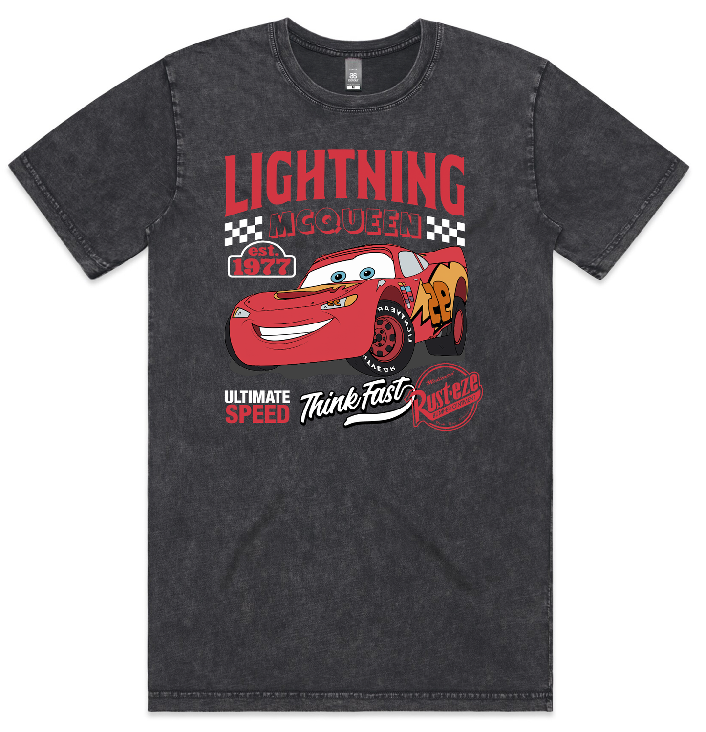 Lightning McQueen Acid Wash