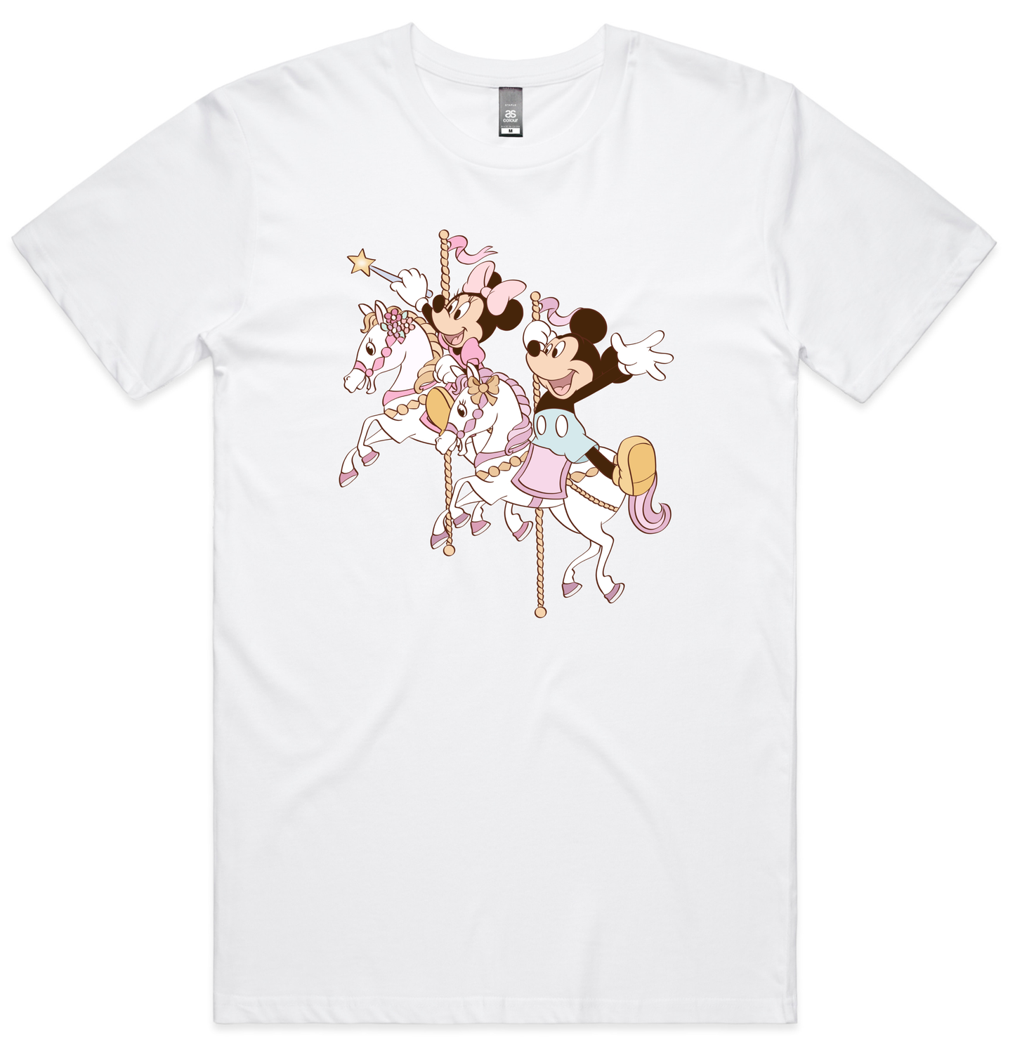 Minnie Mickey Carousel Tee