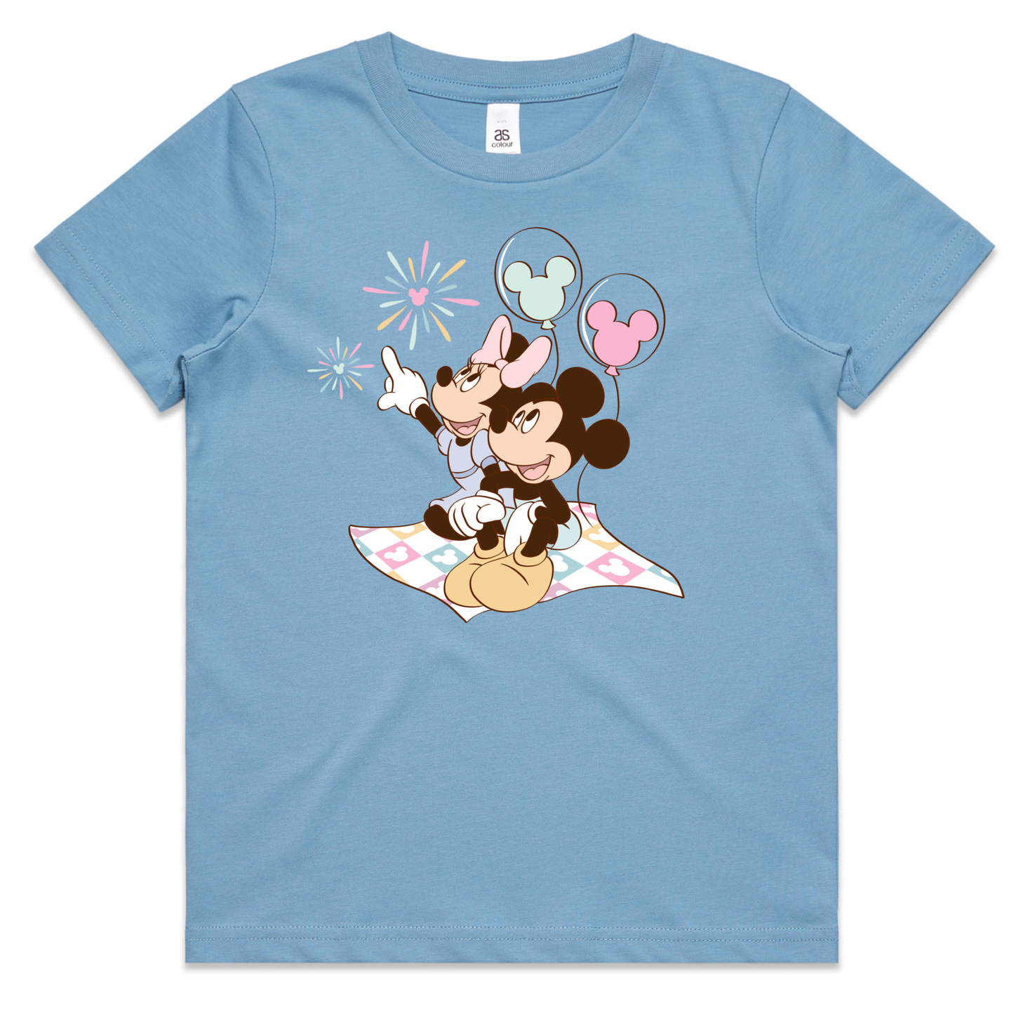 Minnie Mickey Magical Fireworks Tee- Kids