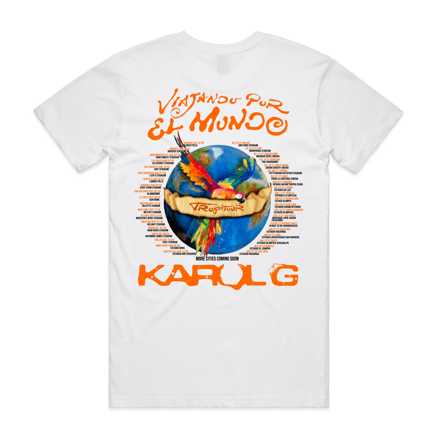 Tropitour Tee (front & back)