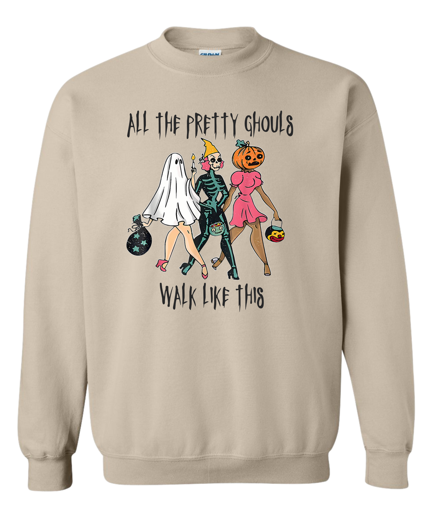 Pretty Ghouls crewneck (2 Color Options)