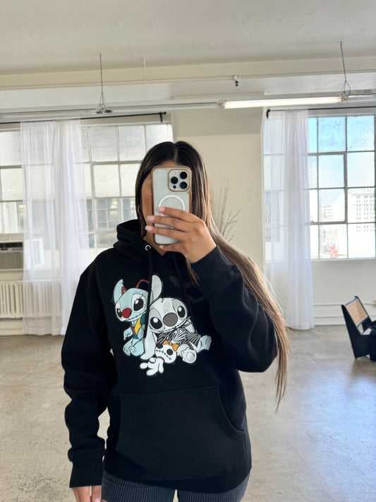 Stitch Jack & Sally hoodie
