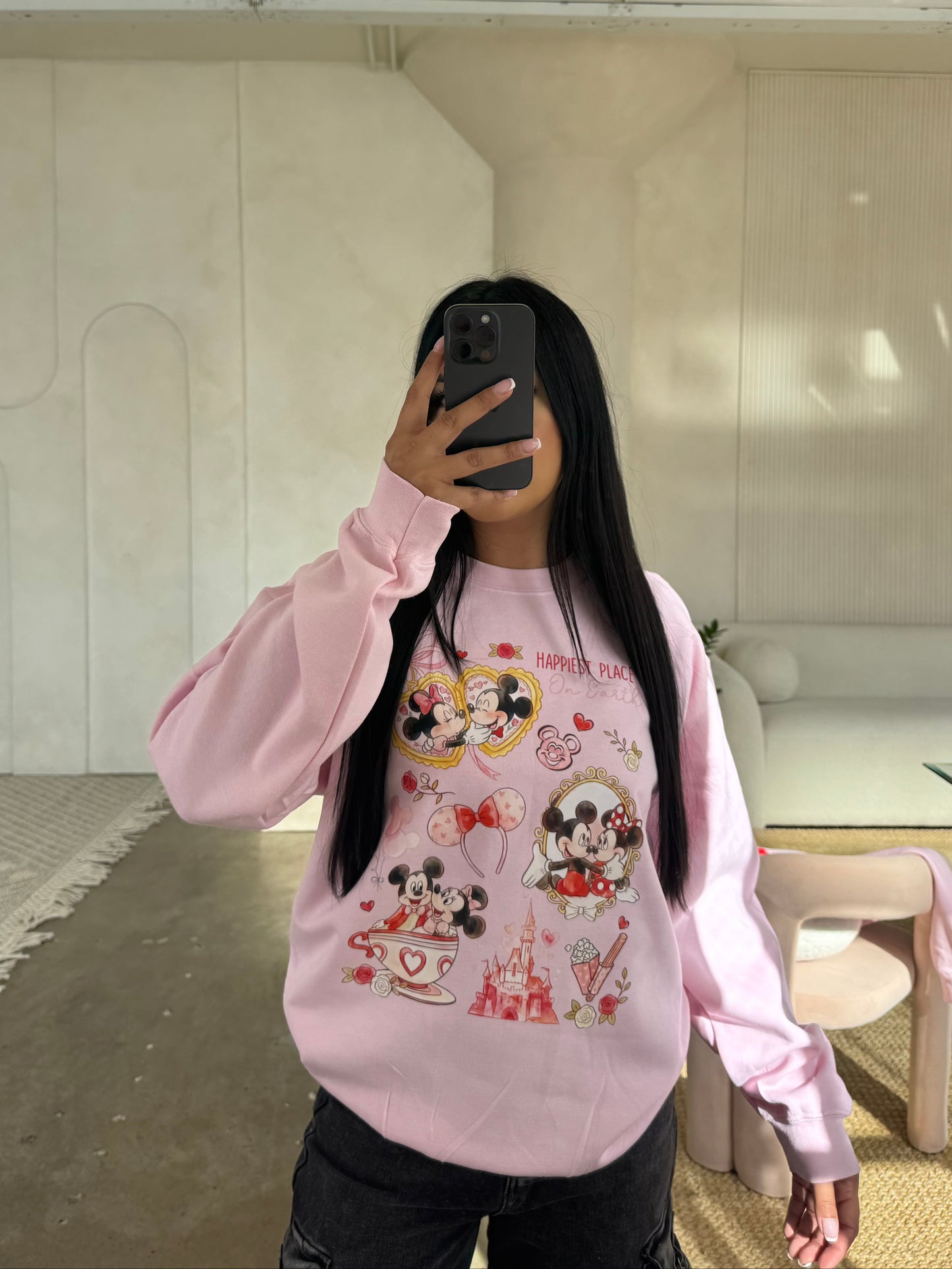 Happiest Place on Earth Valentine Crewneck