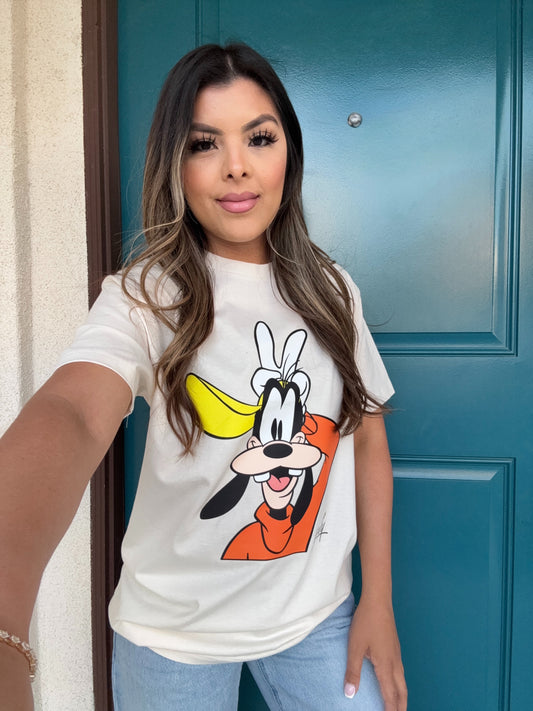 Goofy Staple Tee - Cream