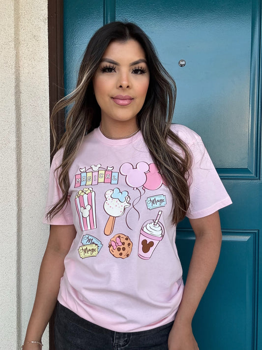 Magical Sweets Staple Tee - Pink