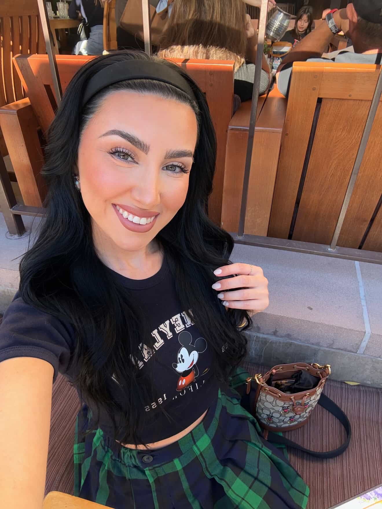 Mickey 1955 Original Baby Rib Tee- Navy