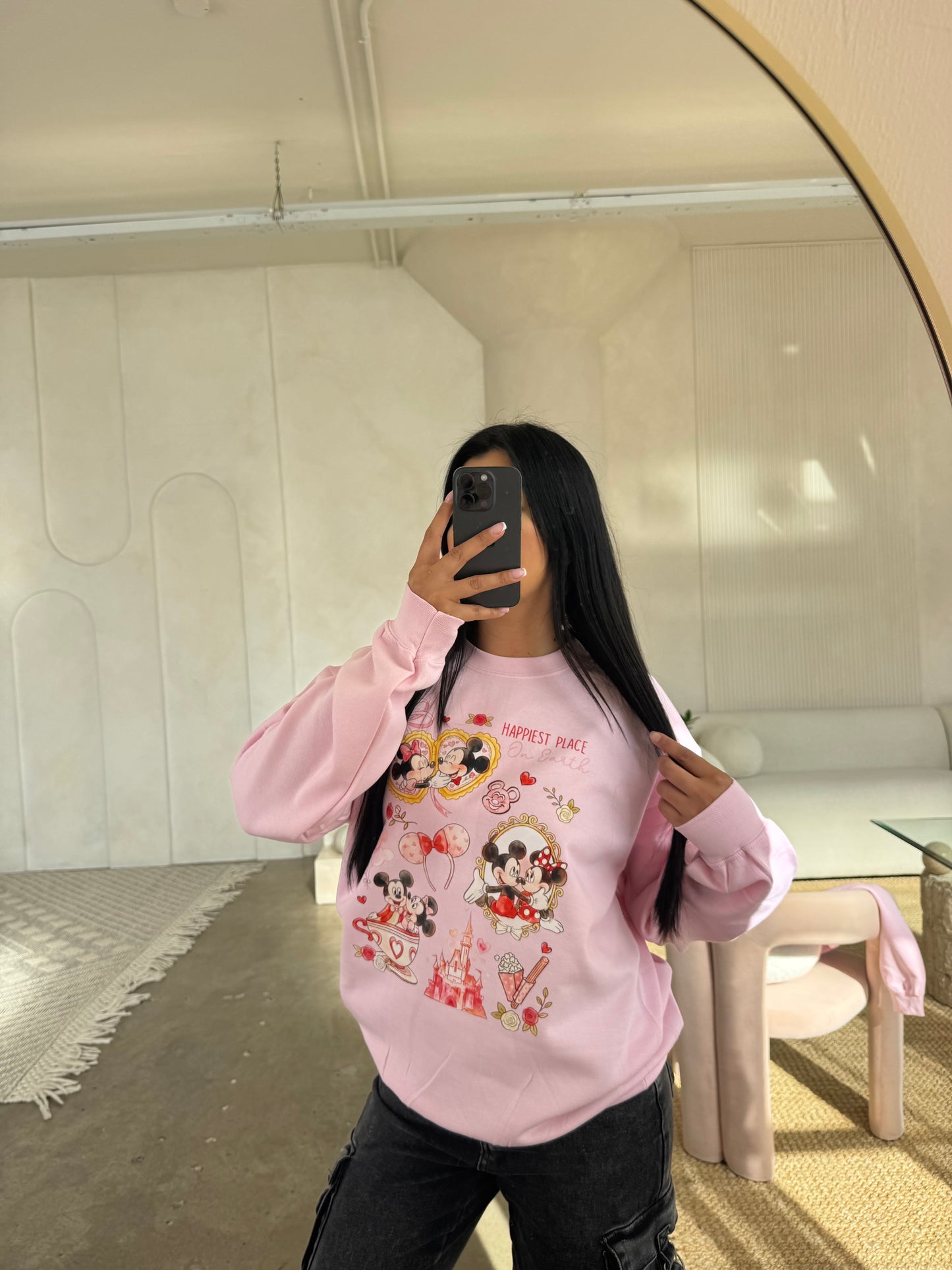 Happiest Place on Earth Valentine Crewneck