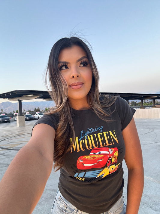 Lightning McQueen Vintage Baby Rib Tee