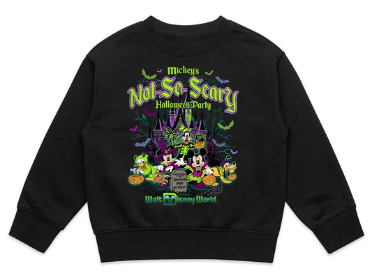 Not so scary Halloween Crewneck kids