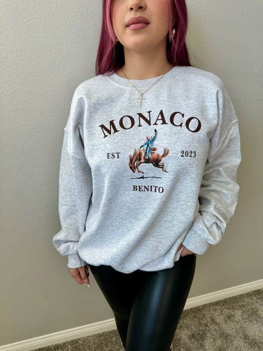 Monaco Crewneck (Front & Back)