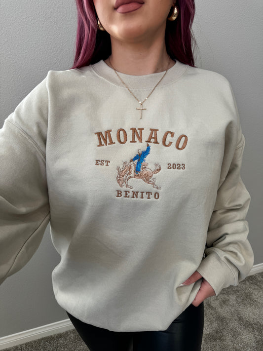 Monaco Benito embroidered Crewneck