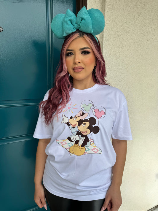 Minnie Mickey Magical Fireworks Tee