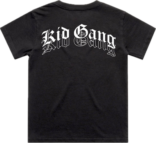 Kid Gang Black Faded tee