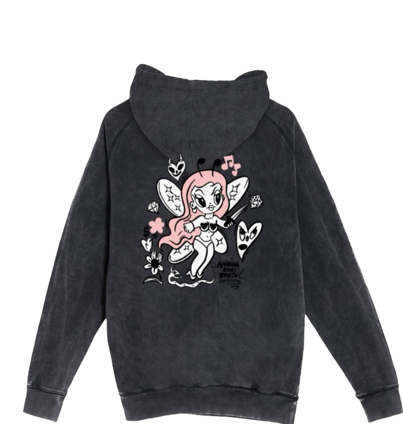 Mañana sera Bonita (Bichota Szn) hoodie /fairy on back