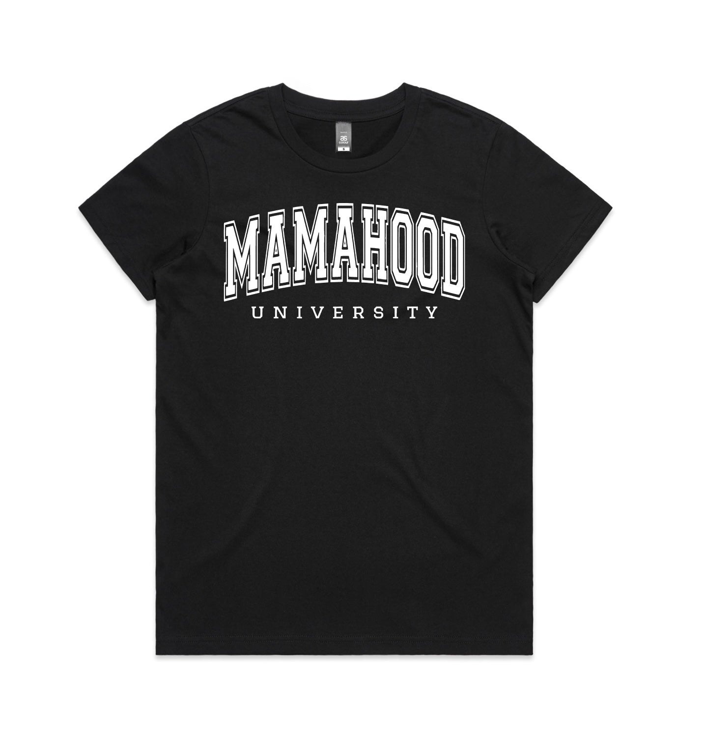 Mamahood university Tee (2 color options)