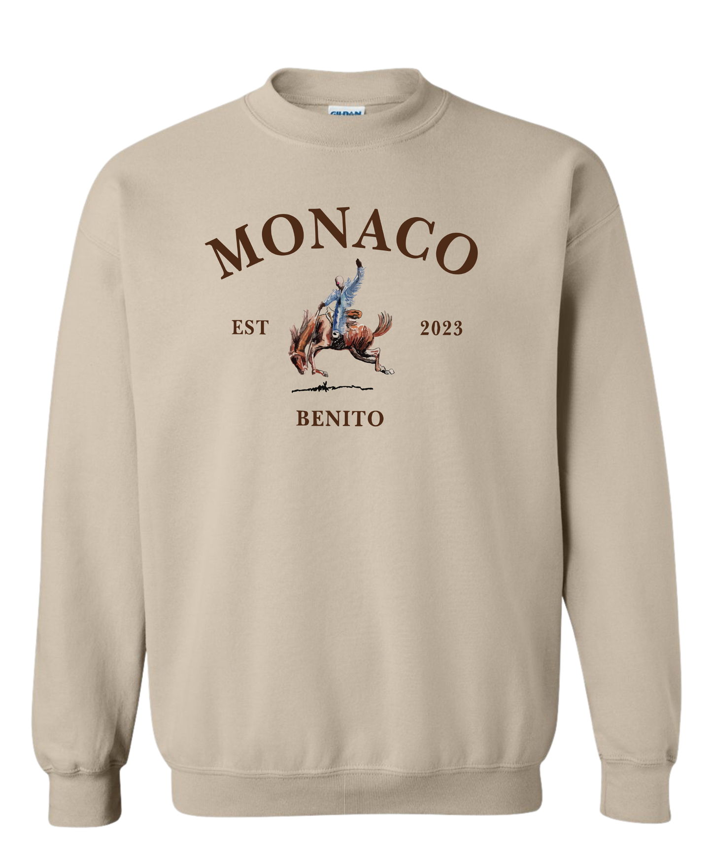 Monaco Crewneck (Front & Back)